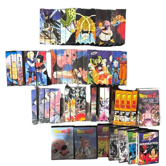 Dragon Ball Z Uncut VHS Tapes / Huge Lot VHS Collection & Movies /DVDs Seasons 1 - Picture 6 of 16